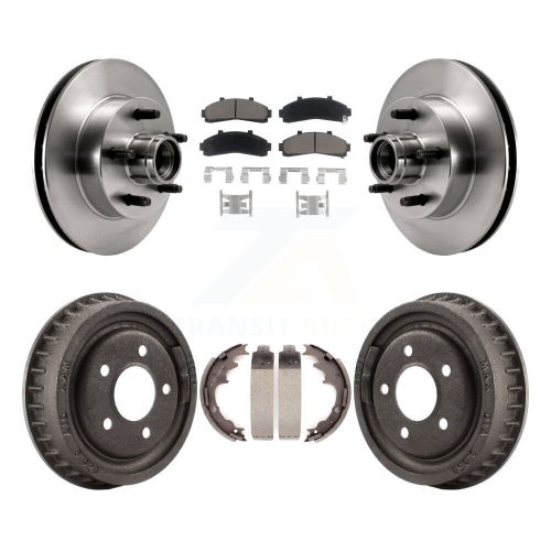 CMX  Front Rear Disc Brake Rotors Ceramic Pad Drum Kit for Ford Ranger Mazda B4000 B3000 B2500 K8C-102765