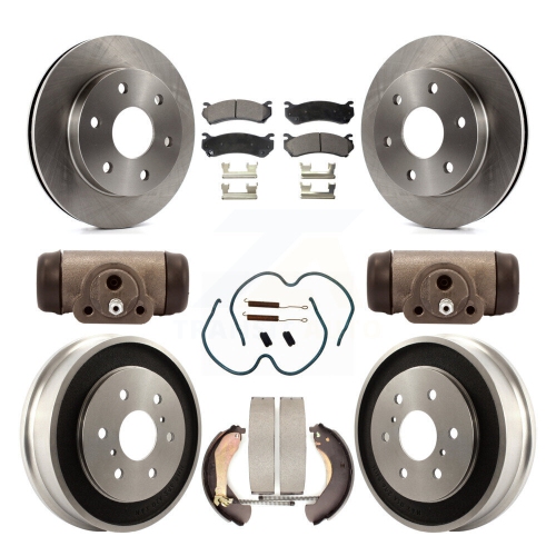 Image 1 de 10.. Disques de frein avant arrière semi-métalliques pour Chevrolet Silverado 1500 GMC K8F-102400
