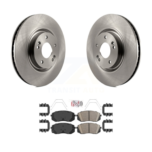 Apex One Front & Rear Brake Rotor & Ceramic Pad Kit - For Hyundai Sonata & Kia Optima