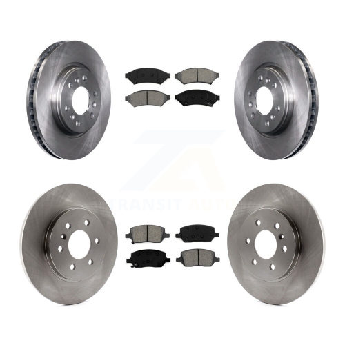 Image 1 de 10.. Ensemble de plaquettes semi-métalliques pour disque de frein avant arrière Montana Chevrolet Uplander Buick K8S-100810 de Pontiac