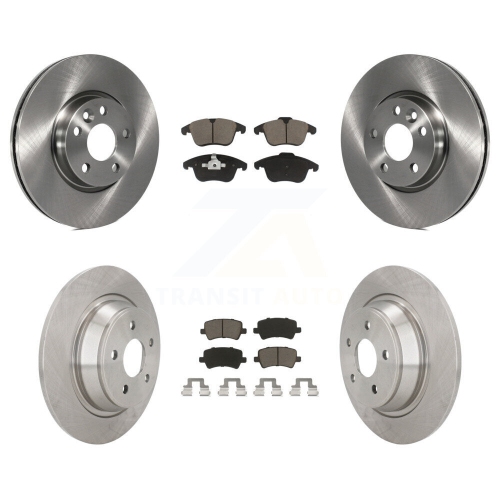 CMX  Front Rear Disc Brake Rotors And Ceramic Pads Kit for 2012-2015 Land Rover Range Evoque K8C-101010