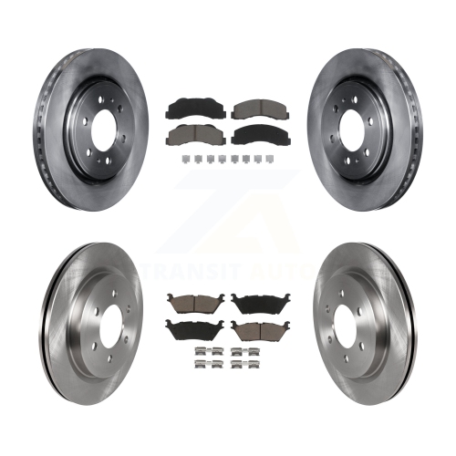 Image 1 of 2.. Front Rear Disc Brake Rotor & Ceramic Pad Kit For Ford F-150 Expedition Lincoln Navigator K8C-101149
