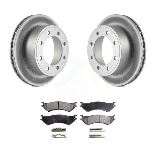Image 1 de 10.. Kit de plaquettes en céramique pour disque de frein arrière pour Ford E-350 Super Duty E-250 Econoline Club KGT-101342