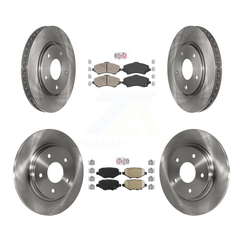 Ensemble de plaquettes et disques de frein arrière avant en céramique pour Dodge Grand Caravan Chrysler Town Country K8&nbsp;A-106843