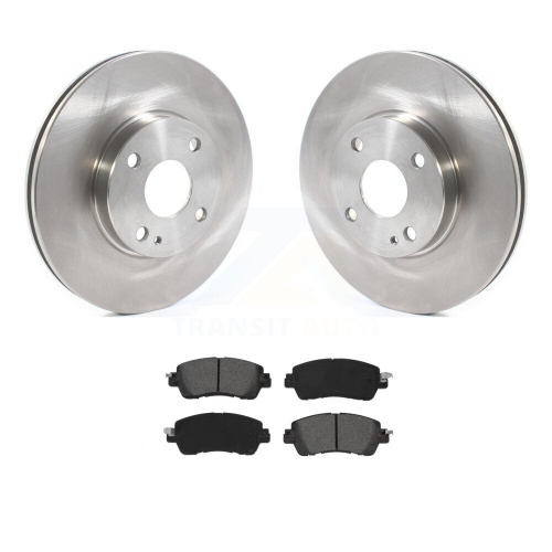 Image 1 de 10.. Disques de frein avant et plaquettes semi-métalliques pour Toyota Yaris IA Scion K8S-102769