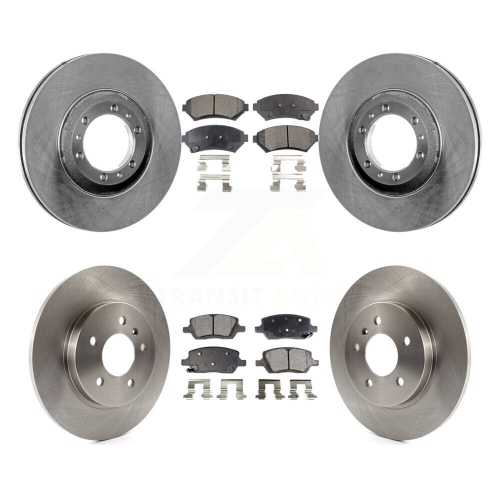 Image 1 de 10.. Rotor de frein à disque arrière avant et ensemble de plaquettes semi-métalliques pour Pontiac Montana SV6 2005 avec TA K8F-103893