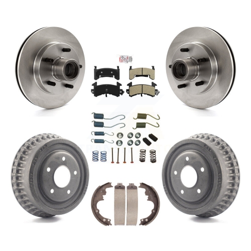 Image 1 de 10.. Disques de frein avant arrière semi-métalliques pour GMC Sonoma Chevrolet S10 S15 K8&nbsp;A-105355