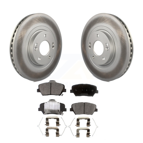 Image 1 de 10.. Disques de frein avant semi-métalliques pour Kia Sorento Hyundai Santa Fe Sport KGF-100476