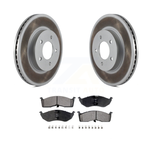 Image 1 de 10.. Ensemble de plaquettes de disque de frein avant semi-métalliques pour Chrysler Intrepid Dodge 300&nbsp;M Concorde KGF-100133