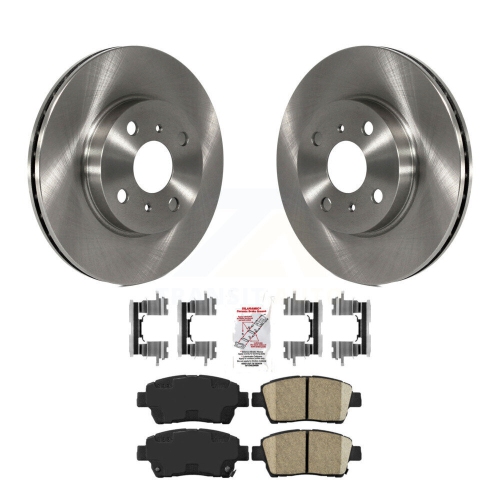 Image 1 de 10.. Disques de frein avant et plaquettes en céramique pour Toyota Prius K8&nbsp;A-104818 2001-2003