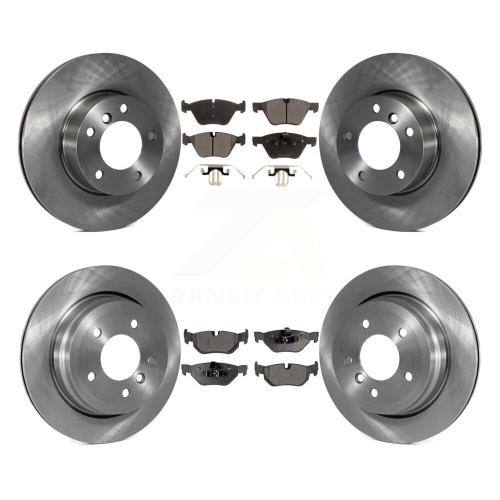 Image 1 de 10.. Disques de frein à disque arrière avant et plaquettes semi-métalliques pour BMW 328i 328xi 325xi K8F-101272