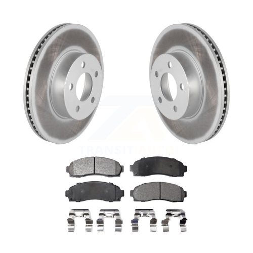 Image 1 de 10.. Ensemble de plaquettes semi-métalliques pour disque de frein enduit avant pour Ford Ranger Mazda B4000 Explorer Sport KGF-100085