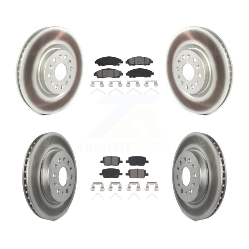 Image 1 de 10.. Ensemble de plaquettes semi-métalliques pour disque de frein à revêtement arrière pour Cadillac XT5 Buick Enclave XT6 KGS-102001
