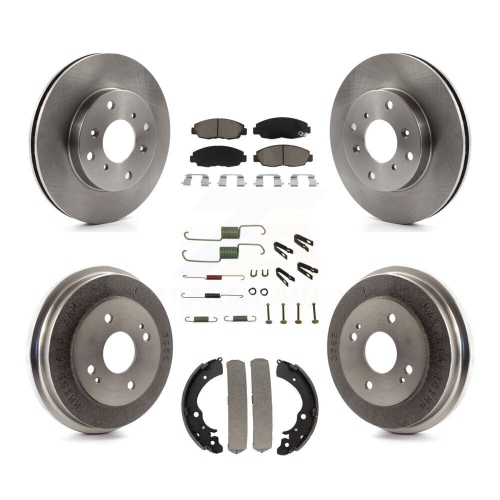 Image 1 de 10.. Disques de frein à disque avant arrière, plaquettes et tambours en céramique pour Honda Accord K8C-102193