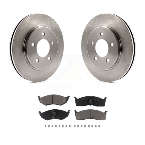 Image 1 de 8.. Ensemble de plaquettes de disque de frein avant en céramique pour Dodge Caravan Grand Plymouth Voyager Prowler Town & K8C-100490