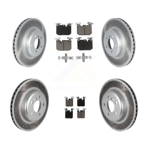 Front Rear Coat Brake Rotor Ceramic Pad Kit For BMW 435i xDrive 340i Gran Coupe 440i 335i KGC-102356