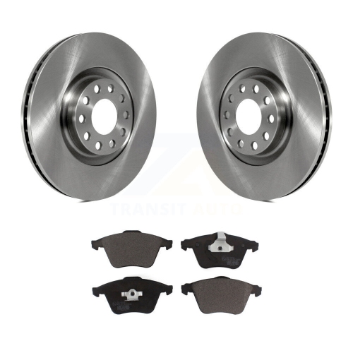Image 1 de 10.. Ensemble de disques de frein à disque avant et plaquettes en céramique pour Audi A6 Quattro K8T-104081