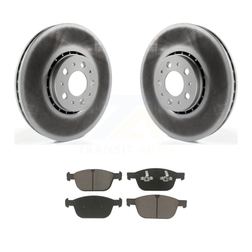 TRANSIT AUTO  Front Coated Brake Rotor & Ceramic Pad Kit for Volvo Xc90 With 328MM Diameter Kgc-100206