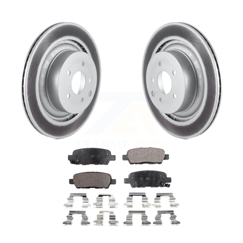 Image 1 de 10.. Disques de frein à disque recouverts à l'arrière et plaquettes en céramique pour INFINITI Q60 Sport KGT-101585 2014