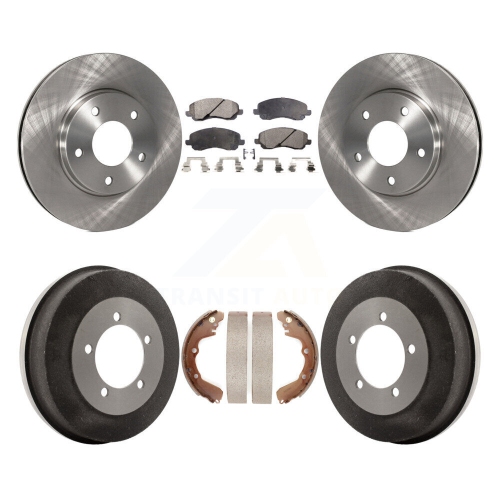 Image 1 de 10.. Kit tambour à plaquette semi-métallique pour disque de frein arrière de Chrysler Sebring Mitsubishi Eclipse K8F-103328