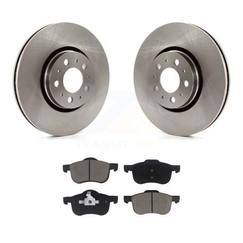 CMX  Front Brake Rotor & Ceramic Pad Kit for 2008 Volvo S60 T5 With 316MM Diameter K8C-100483