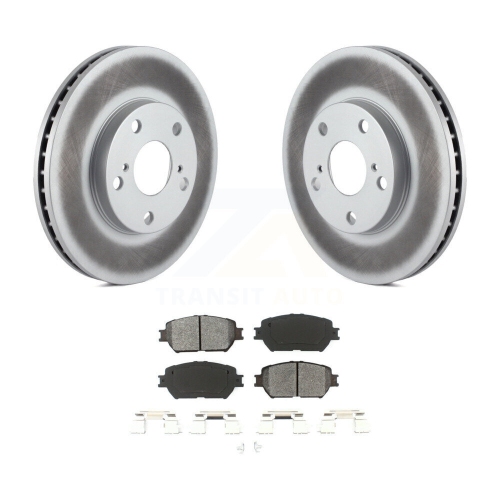 Image 1 de 10.. Ensemble de plaquettes de frein semi-métalliques enduites à l'avant pour Toyota Camry avec 275&nbsp;mm Diamètre KGS-100186