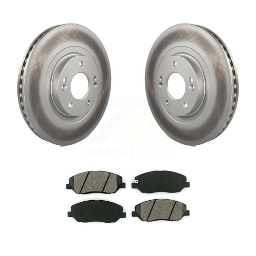 Image 1 de 10.. Disques de frein avant semi-métalliques pour Hyundai Santa Fe XL 3,3&nbsp;L KGS-100474 2013-2016