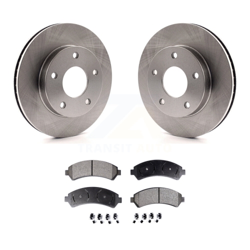 Image 1 of 10.. Front Disc Brake Rotors And Semi-Metallic Pads Kit For 1997 Chevrolet Blazer GMC Jimmy K8F-100002