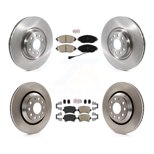 Image 1 of 10.. Front Rear Ceramic Pads And Disc Brake Rotors Kit For Volkswagen CC K8A-106237