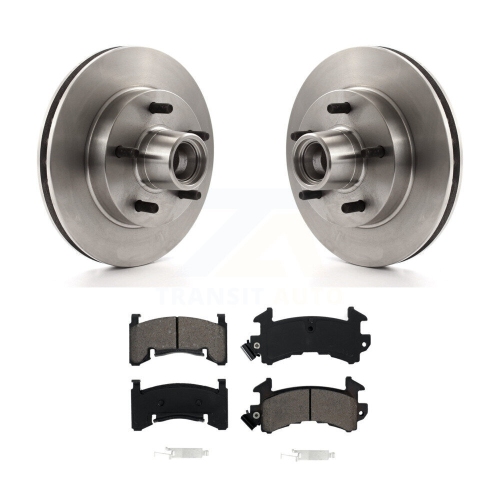 Image 1 de 10.. Ensemble de plaquettes semi-métalliques de disque de frein avant pour Chevrolet Camaro Pontiac Firebird S10 GMC S15 K8S-100680