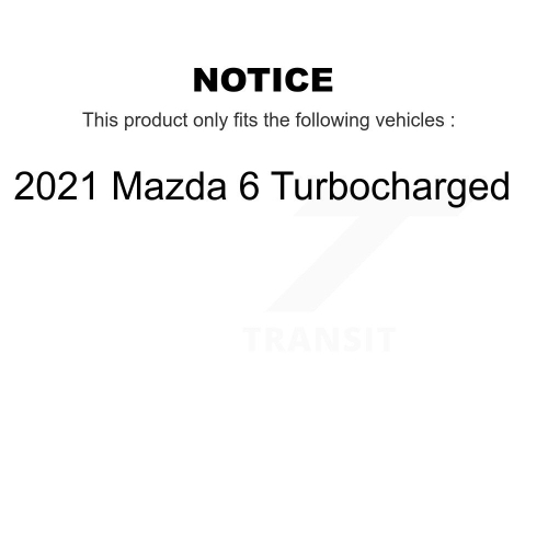 Plaquettes et disques de frein arrière en céramique avant pour Mazda 6 2021 suralimenté K8 A-102451