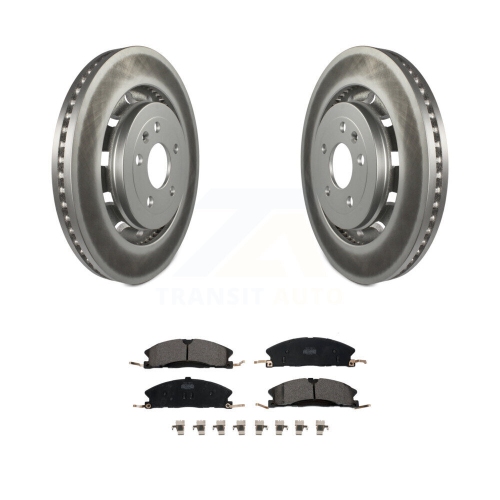 Image 1 of 10.. Front Coated Brake Rotor Ceramic Pad Kit For Ford Explorer Flex Taurus Police Interceptor KGT-100126