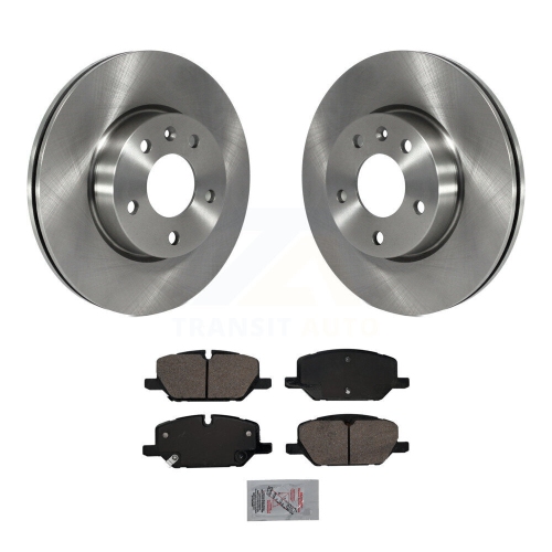 Image 1 de 10.. Plaquettes de frein avant en céramique pour Cadillac CT4 21-23 et rotor 300&nbsp;mm diamètre K8&nbsp;A-103970
