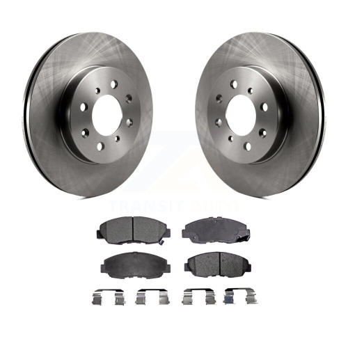 Image 1 of 10.. Front Disc Brake Rotors And Ceramic Pads Kit For Honda Civic Acura EL Insight K8T-100261