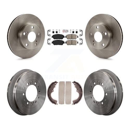 Image 1 de 10.. Disques de frein arrière avant, ensemble de tambours en céramique pour Toyota Tacoma 4WD 2015 et roues à 5 écrous, K8&nbsp;A-105957