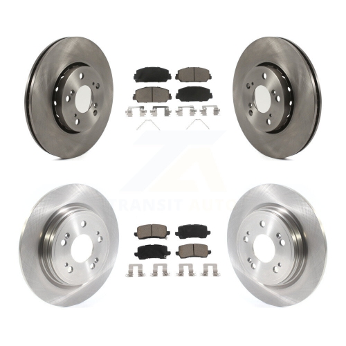 Image 1 of 10.. Front Rear Disc Brake Rotors And Ceramic Pads Kit For Acura RLX K8C-101160