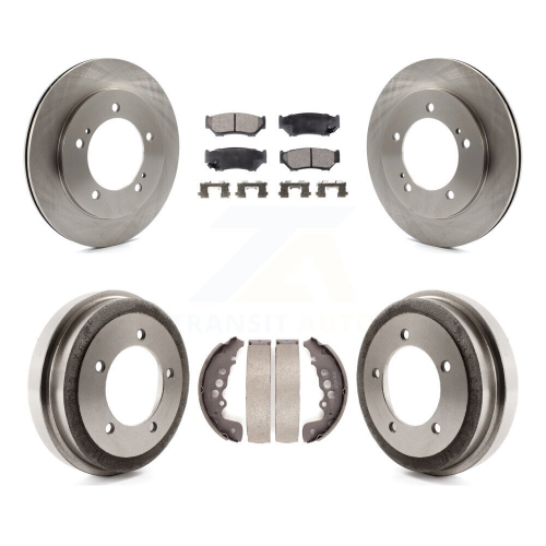 TRANSIT AUTO  Front Rear Brake Rotor Semi-Metallic Pad And Drum Kit for Chevrolet Tracker Suzuki Vitara K8F-103382