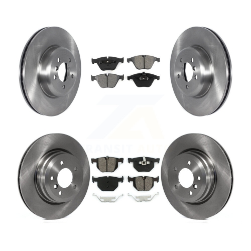 Image 1 of 10.. Front Rear Disc Brake Rotor And Semi-Metallic Pad Kit For 2012 BMW 335i Convertible/Coupe K8S-103595