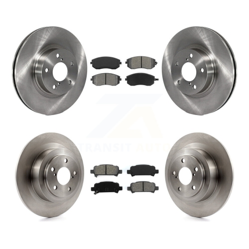 Image 1 de 10.. Disques de frein à disque arrière avant et plaquettes semi-métalliques pour Subaru Legacy K8S-101079