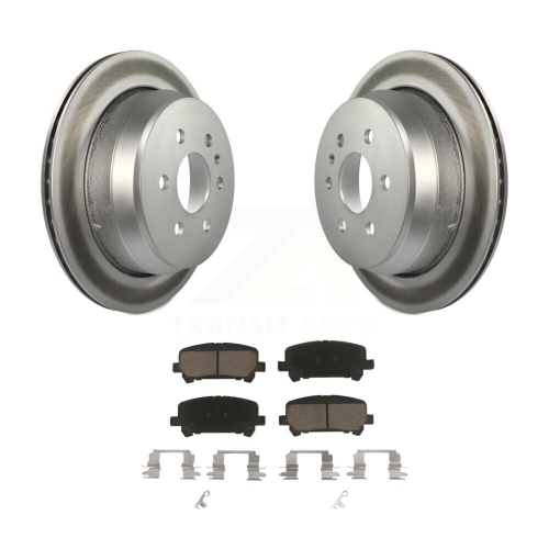 Image 1 de 10.. Plaquettes de frein à disque recouvertes de revêtement arrière pour Chevrolet Colorado GMC Canyon KGC-101888 2015-2020
