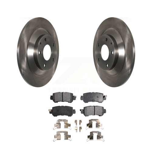 TRANSIT AUTO  Rear Disc Brake Rotors And Ceramic Pads Kit for 2013-2015 Mazda Cx-5 K8T-102077