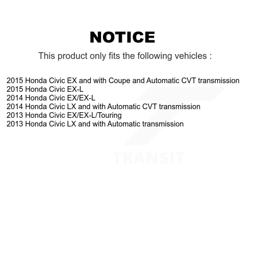 Front Rear Ceramic Pads And Coated Disc Brake Rotors Kit For Honda Civic KGA-101912