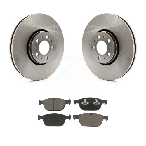 CMX  Front Brake Rotors & Ceramic Pad Kit for 03-14 Volvo Xc90 With 328MM Diameter Rotor K8C-100150