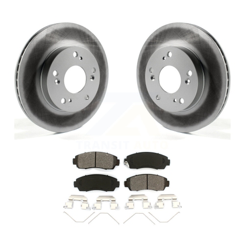 TRANSIT AUTO  Front Coated Disc Brake Rotors And Semi-Metallic Pads Kit for Honda Civic Kgs-100463