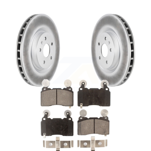 TRANSIT AUTO  Front Coated Disc Brake Rotors And Ceramic Pads Kit for Chevrolet Camaro Ss Kgt-100058