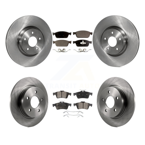 TRANSIT AUTO  Front Rear Brake Rotors Semi-Metallic Pad Kit for Ford Focus St With 320MM Diameter Rotor K8F-101305