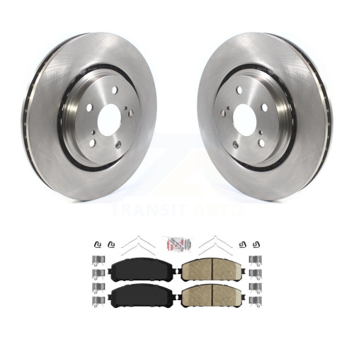Front Disc Brake Rotor Ceramic Pad Kit For Lexus RX350 RX450h Toyota
