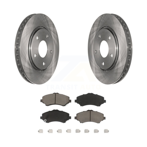 CMX  Front Brake Rotor Ceramic Pad Kit for Dodge Grand Caravan Journey Chrysler Town & Country K8C-100284