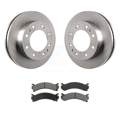 Front Brake Rotor & Semi-Metallic Pad Kit For GMC Chevrolet Savana 3500 Express Sierra HD K8S-100027