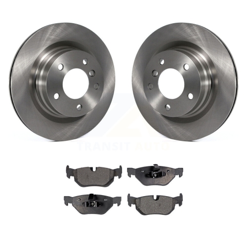 TRANSIT AUTO  Rear Disc Brake Rotors And Semi-Metallic Pads Kit for Bmw 323I 328I 325I K8F-101839